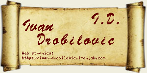 Ivan Drobilović vizit kartica